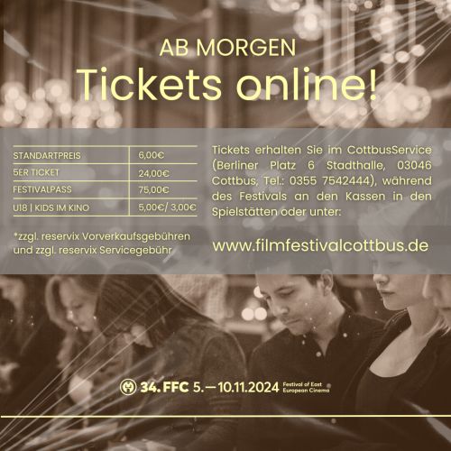 Ab morgen Tickets online!