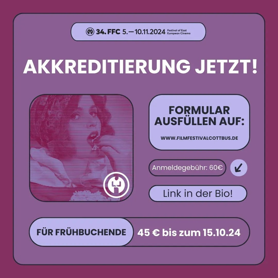 Akkreditierung für das FilmFestival Cottbus 2025 – Jetzt anmelden!